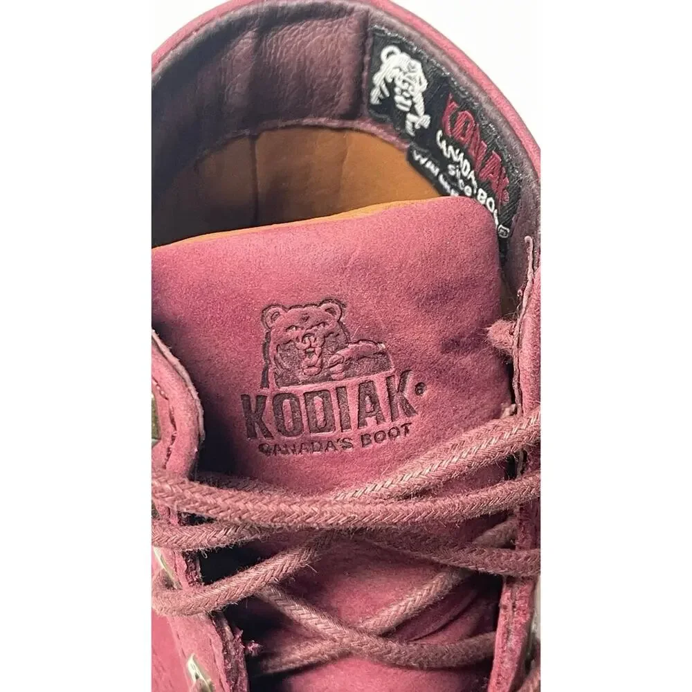 Kodiak Canada's Boots‎ Waterproof Red Suede Leather Women’s Sz US 5 Gorpcore